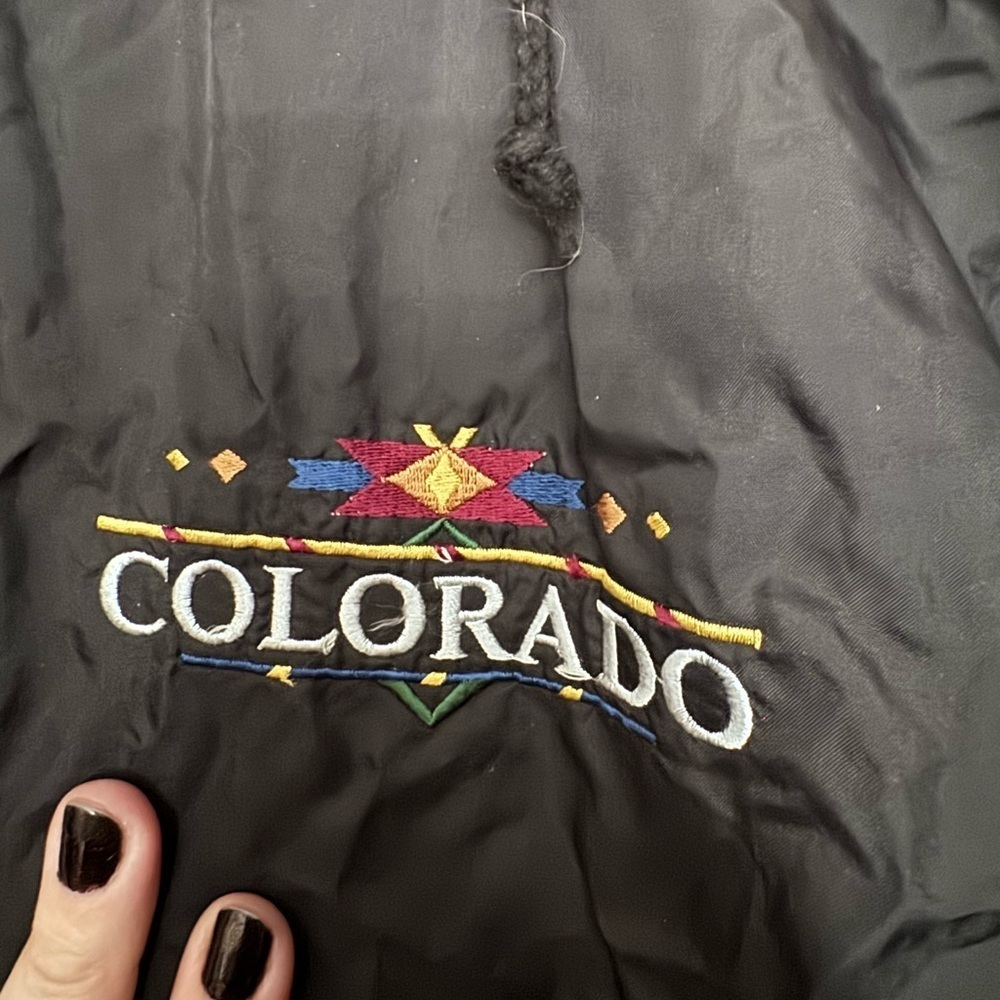 Vintage Black Colorado Windbreaker size XL - Picture 2 of 6